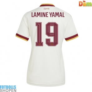 Billiga Spanien Lamine Yamal #19 Bortatröja Dam VM 2026 Kortärmad